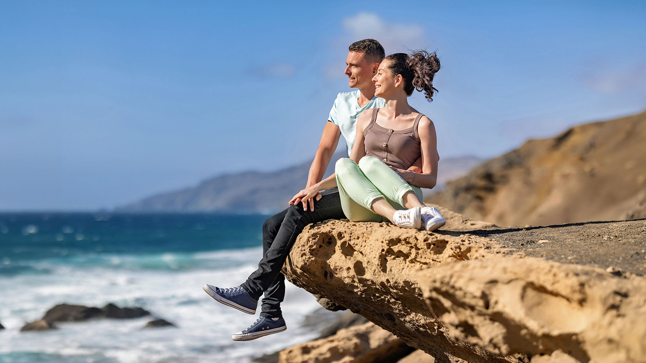 Fotoshooting Paare Klippen Fuerteventura